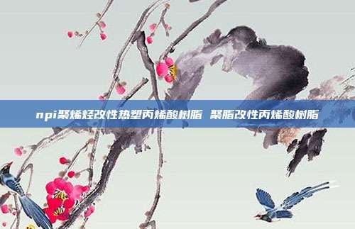 npi聚烯烃改性热塑丙烯酸树脂 聚脂改性丙烯酸树脂